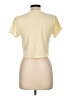 Topshop Yellow Short Sleeve Top Size 6 - photo 2
