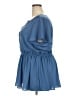 Torrid 100% Polyester Blue Short Sleeve Blouse Size 2X Plus (2) - photo 5