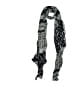 Assorted Brands 100% Polyester Gray Black Scarf One size - photo 1