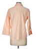 Eddie Bauer 100% Cotton Stripes Orange 3/4 Sleeve Button-Down Shirt Size L - photo 2