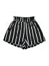 Shein Stripes Black Shorts Size 4 - photo 1