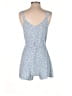 No Boundaries 100% Polyester Hearts Blue Romper Size S - photo 2