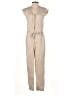 Reistor 100% Hemp Solid Tan Jumpsuit Size XS - photo 1