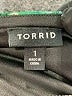Torrid Paisley Green Cocktail Dress Size 1X Plus (1) - photo 7