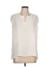 Stylus 100% Polyester Ivory Sleeveless Blouse Size L - photo 1