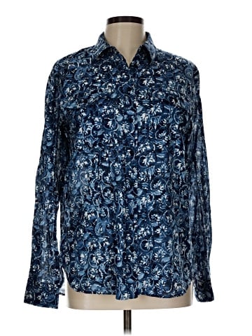 Lauren by Ralph Lauren Long Sleeve Button-Down Shirt (view 1)
