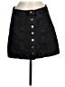 Stradivarius Black Denim Skirt Size 8 - photo 1