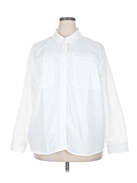 Eddie Bauer 3/4 Sleeve Button Down Shirt