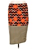 Lularoe Graphic Orange Casual Skirt Size L - photo 1