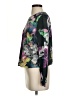 Charlie Jade 100% Silk Floral Black Blouse Size XS - photo 5