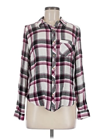 Maurices Long Sleeve Button-Down Shirt (view 1)