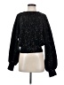 RTA Road To Awe Metallic Black Pullover Sweater Size XXS - photo 1
