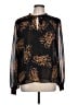 CAbi 100% Polyester Black Long Sleeve Blouse Size L - photo 1
