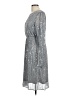 Unbranded 100% Polyester Stars Silver Cocktail Dress Size L - photo 5