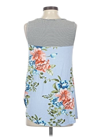 Pink Clover Sleeveless T-Shirt (view 2)