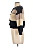 Love + Harmony 100% Polyester Color Block Brown Cardigan Size L - photo 5