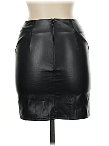 Akira Faux Leather Skirt (view 2)