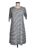 Gap Stripes Gray Casual Dress Size M - photo 1