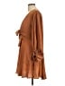 Saints + Secrets 100% Polyester Brown Casual Dress Size L - photo 5