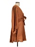 Saints + Secrets 100% Polyester Brown Casual Dress Size L - photo 4