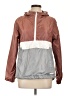 Assorted Brands 100% Polyester Color Block Brown Windbreaker Size L - photo 1