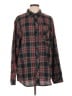 Assorted Brands Plaid Red Long Sleeve Button-Down Shirt Size L - photo 1