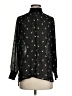 CAbi 100% Polyester Stars Black Long Sleeve Blouse Size XS - photo 1