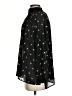 CAbi 100% Polyester Stars Black Long Sleeve Blouse Size XS - photo 5