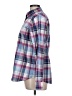 Chaps 100% Cotton Plaid Blue Purple Long Sleeve Button-Down Shirt Size L - photo 5