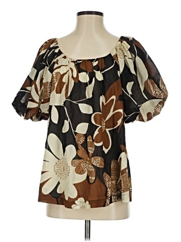 Umgee Short Sleeve Blouse (view 1)