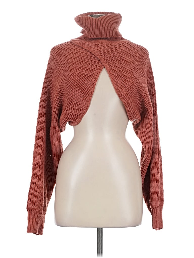 Pre-owned Hyfve Turtleneck Sweater In Brown