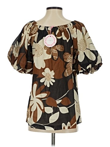 Umgee Short Sleeve Blouse (view 2)