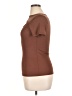 Shein Brown Short Sleeve Top Size XL - photo 5