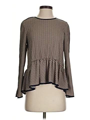 Zara Basic Long Sleeve Blouse (view 1)