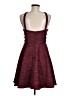 Xscape 100% Polyester Tweed Burgundy Cocktail Dress Size 8 - photo 2