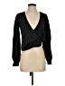 Signature 8 Black Long Sleeve Blouse Size S - photo 1