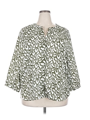 Jachs Girlfriend 3/4 Sleeve Blouse (view 1)