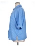 Catherines Stripes Blue 3/4 Sleeve Blouse Size 0XWP - photo 5