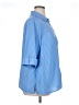 Catherines Stripes Blue 3/4 Sleeve Blouse Size 0XWP - photo 4