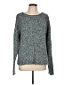 Olivia Sky 100% Polyester Tweed Teal Pullover Sweater Size L - photo 1