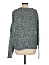 Olivia Sky 100% Polyester Tweed Teal Pullover Sweater Size L - photo 2