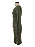 Leith Solid Green Casual Dress Size S - photo 5