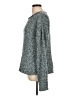 Olivia Sky 100% Polyester Tweed Teal Pullover Sweater Size L - photo 5
