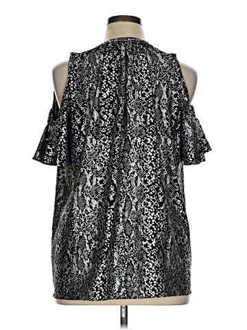 MICHAEL Michael Kors Short Sleeve Blouse (view 2)