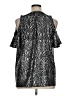 MICHAEL Michael Kors Silver Short Sleeve Blouse Size XL - photo 2