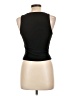 Pink Rose Black Tank Top Size L - photo 2