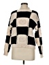 Paper Dolls 100% Polyester Checkered-gingham Black Pullover Sweater Size M - photo 1
