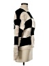Paper Dolls 100% Polyester Checkered-gingham Black Pullover Sweater Size M - photo 4
