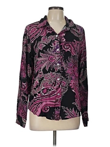 Karen Kane Long Sleeve Blouse (view 1)