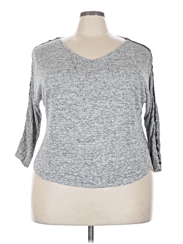 Perseption Concept 3/4 Sleeve Top (view 1)